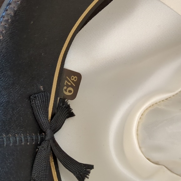 MEN'S VINTAGE DOBBS FELT BROWN FEDORA SIZE 6 7/8 - Picture 7 of 16